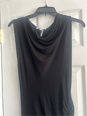 Young Fabulous & Broke Black Sleeveless Cowl Maxi Dress